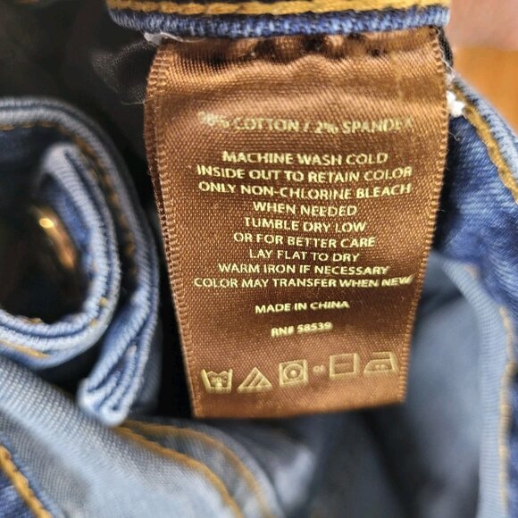 Kut From The Kloth Katy Boyfriend Jeans Size 16 Medium Wash Straight Leg Denim - Picture 7 of 7